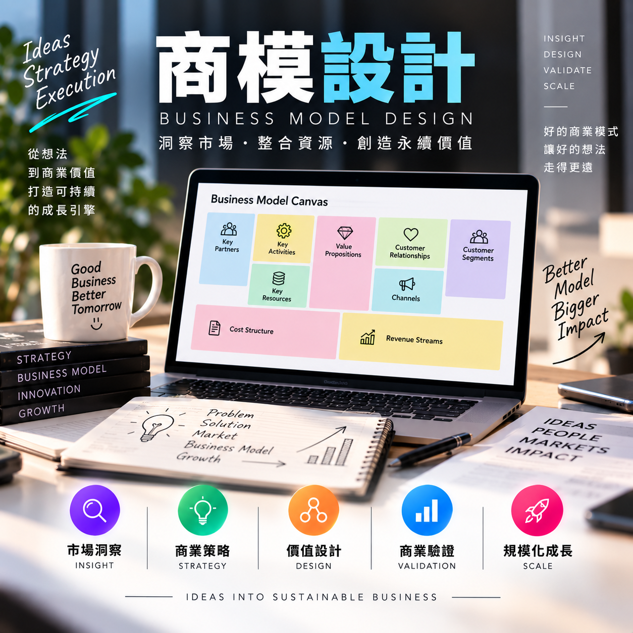 商模設計 圖示