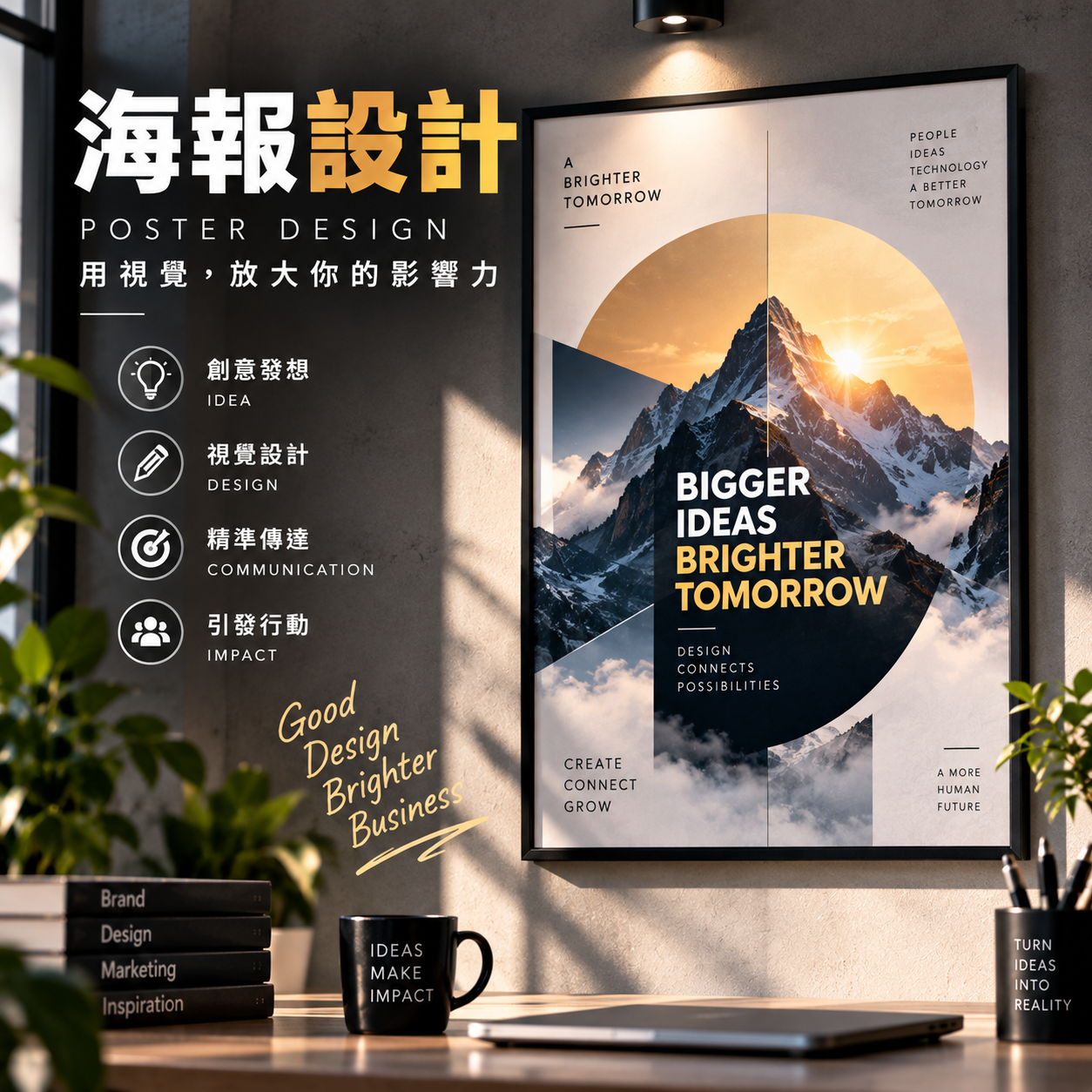 海報設計 圖示