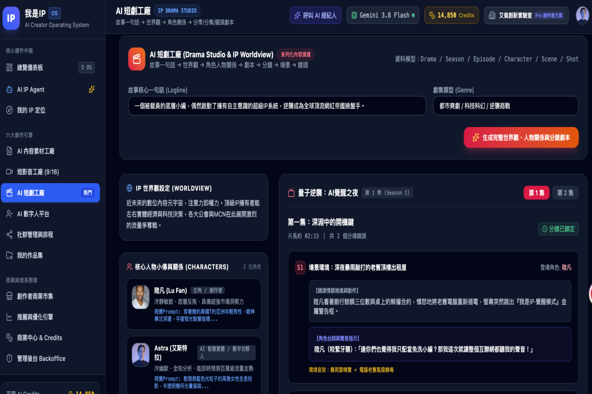 AI 網紅媒合Agents平台 案例封面