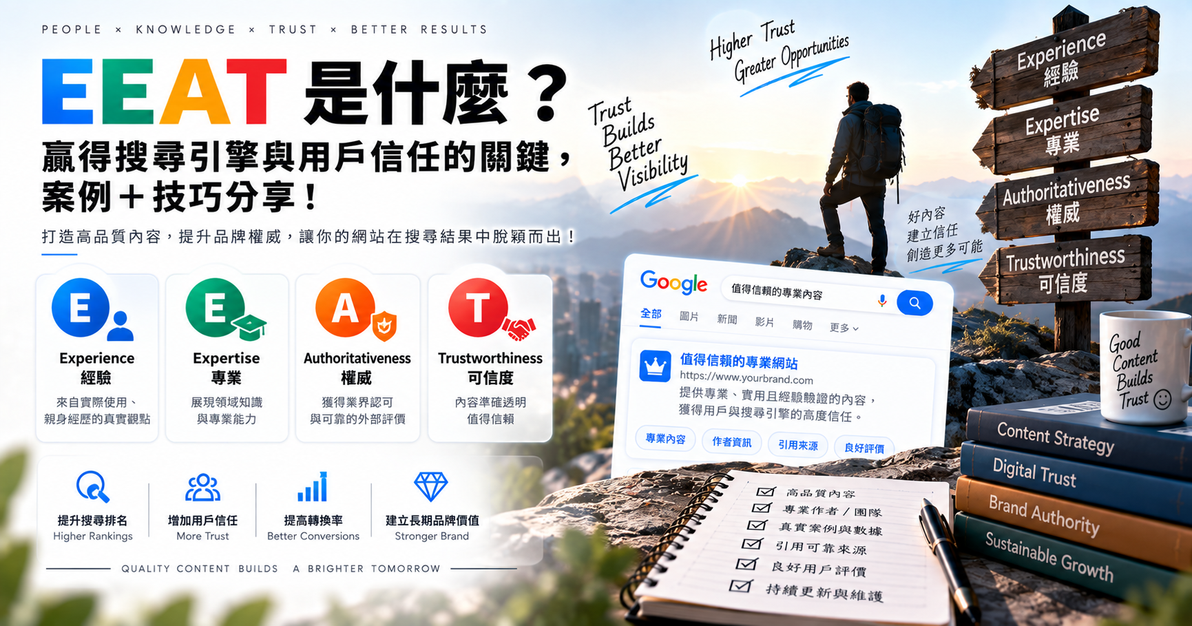 EEAT 是什麼?贏得搜尋引擎與用戶信任的關鍵,案例+技巧分享! 文章封面
