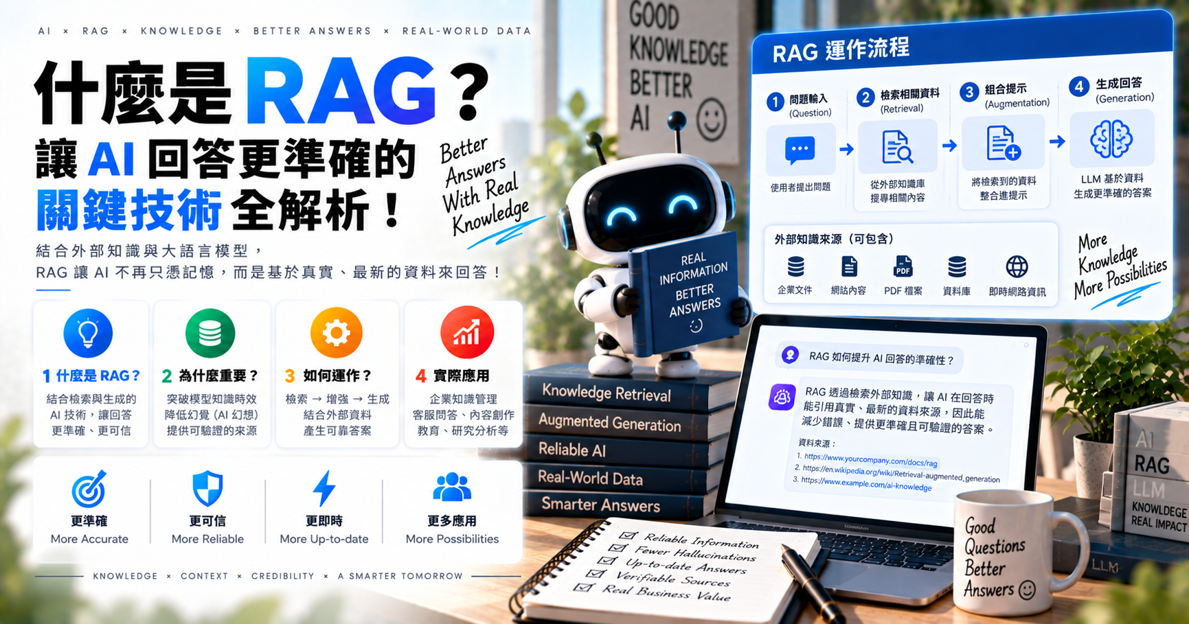 什麼是 RAG？讓 AI 回答更準確的關鍵技術全解析！ 文章封面
