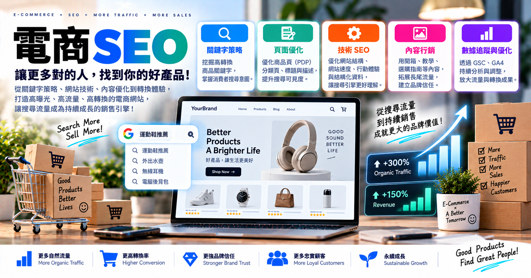 電商 SEO 文章封面