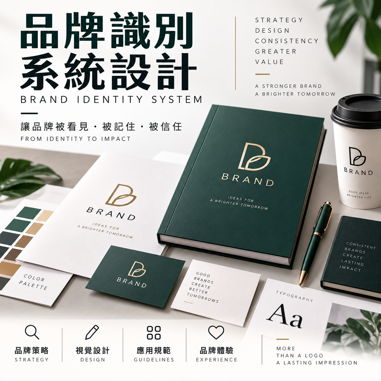 品牌識別系統設計 圖示